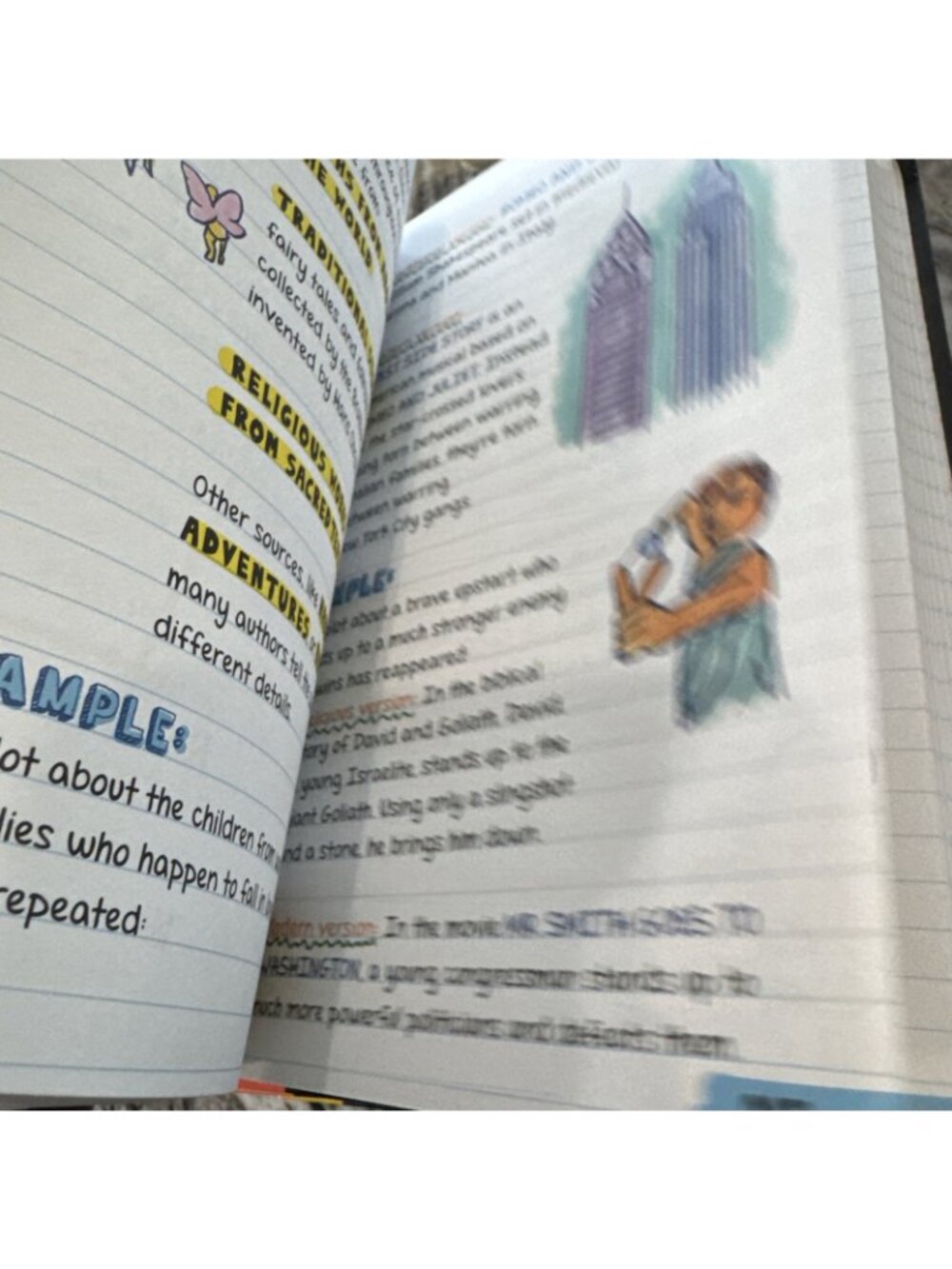 Big Fat Notebook Middle School Study Guides English American History World Scien - Picture 11 of 16
